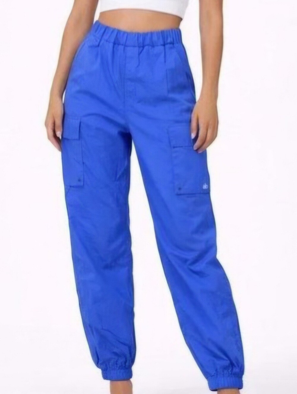 Alo Yoga It Girl Cargo Jogger Pant in Alo Blue sz SMALL